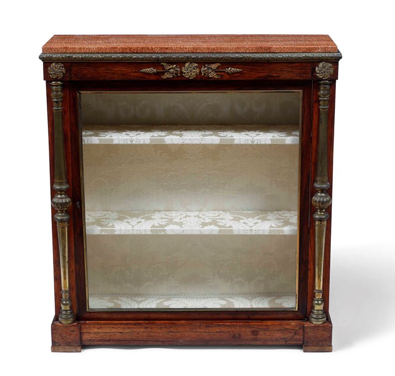 Vetrinetta Napoleone III ad un'anta. XIX secolo  - Auction Antique September - Cambi Casa d'Aste