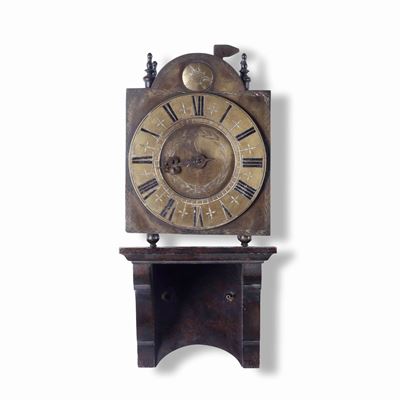 Orologio Italiano a Lanterna in Metallo Dorato, XVII-XVIII Secolo