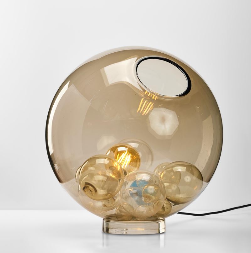Ludovico Diaz De Santillana : Lampada da tavolo della serie Pallotta  - Auction Design Properties - Cambi Casa d'Aste