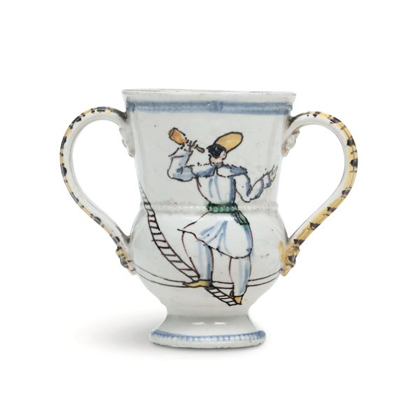 Piccolo vaso biansato Napoli, inizio del XIX secolo