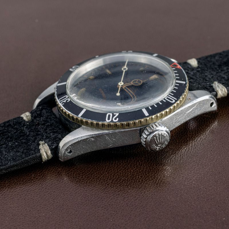 Rolex - Sportivo e Raro Submariner Ref 5510 'coroncione', Quadrante Nero Lucido Gilt Pallettoni a...