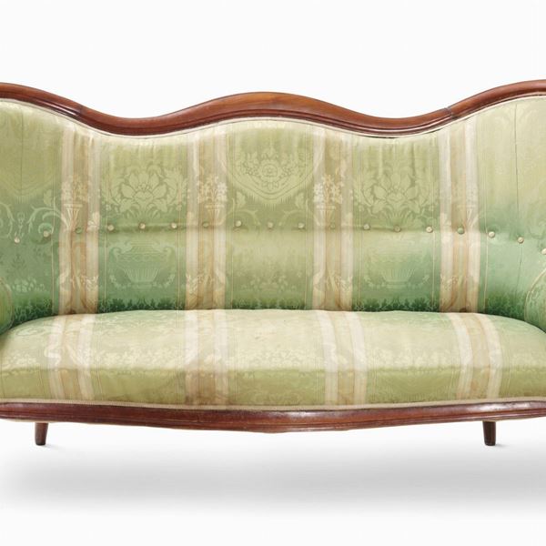 Divano Luigi Filippo. XIX secolo