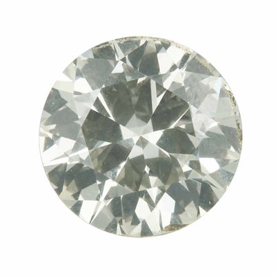 R.A.G. Torino (Gemological Report), Diamante taglio brillante da 5,61 ct, colore fancy light yell...