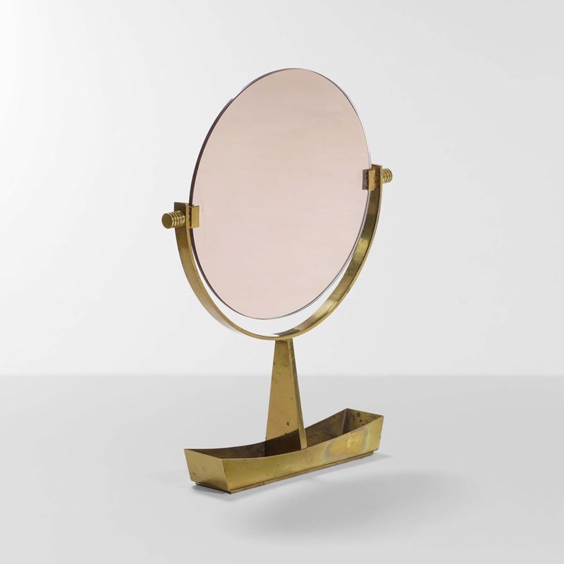 Fontana Arte : Specchio da tavolo mod. 2247  - Auction Design - Cambi Casa d'Aste