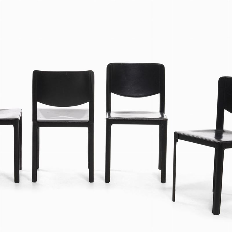 Matteo Grassi : Quattro sedie  - Asta Arredi del '900 - Cambi Casa d'Aste