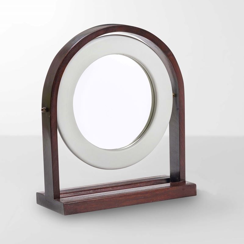 Ettore Sottsass : Specchio da tavolo Sandretta mod. SP63  - Auction Design - Cambi Casa d'Aste