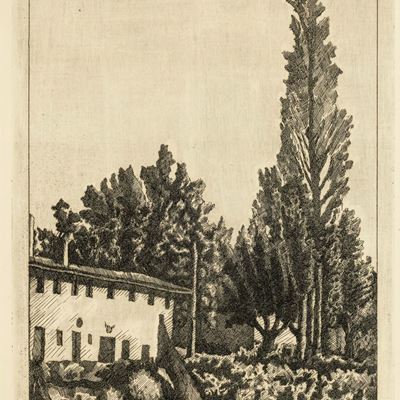 Paesaggio con il Grande Pioppo