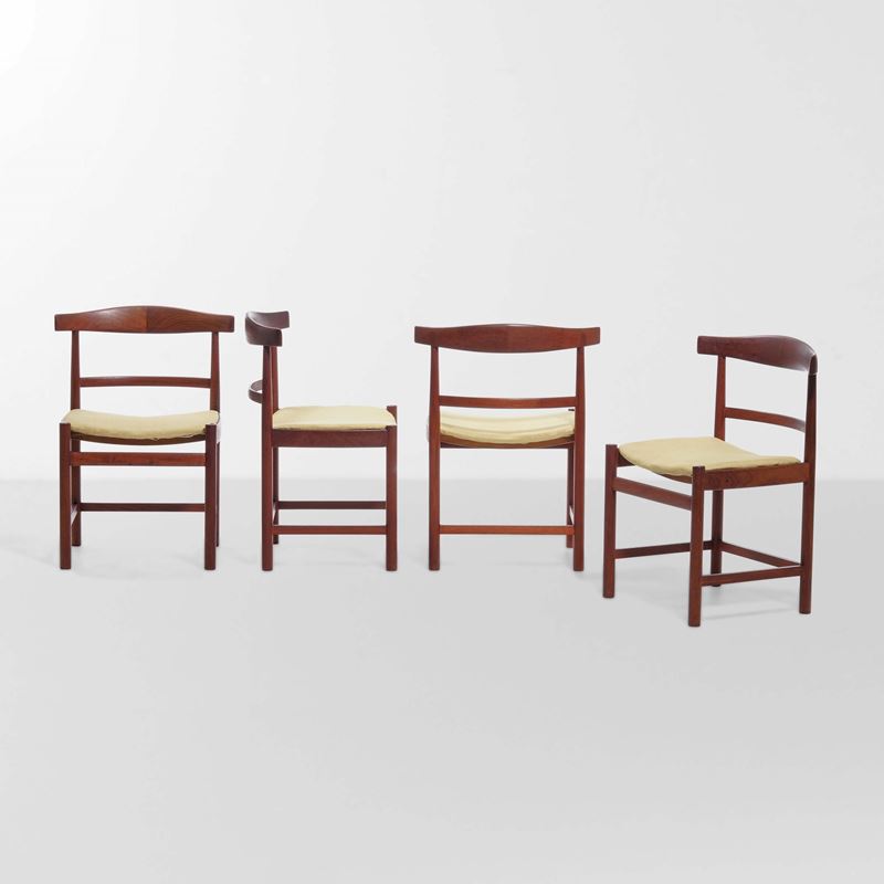 S&#248;borg M&#248;bler : Quattro sedie  - Asta Design Lab - Cambi Casa d'Aste
