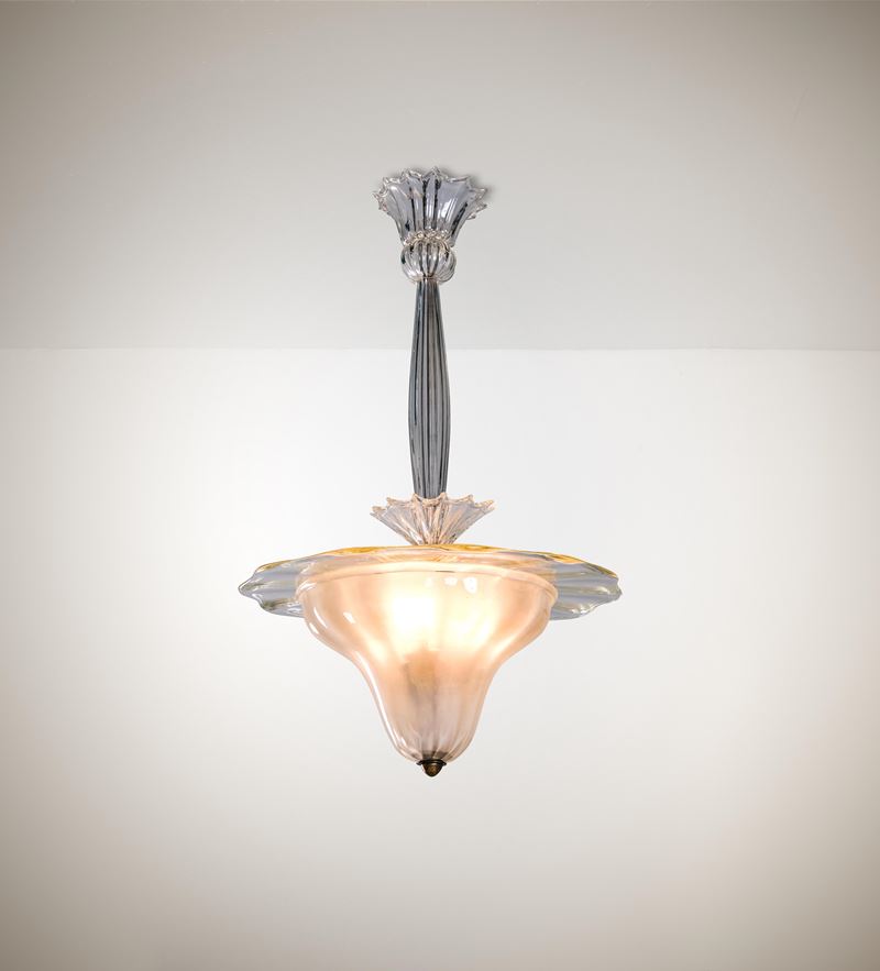 Venini : Lampada a sospensione  - Auction Design Properties - Cambi Casa d'Aste