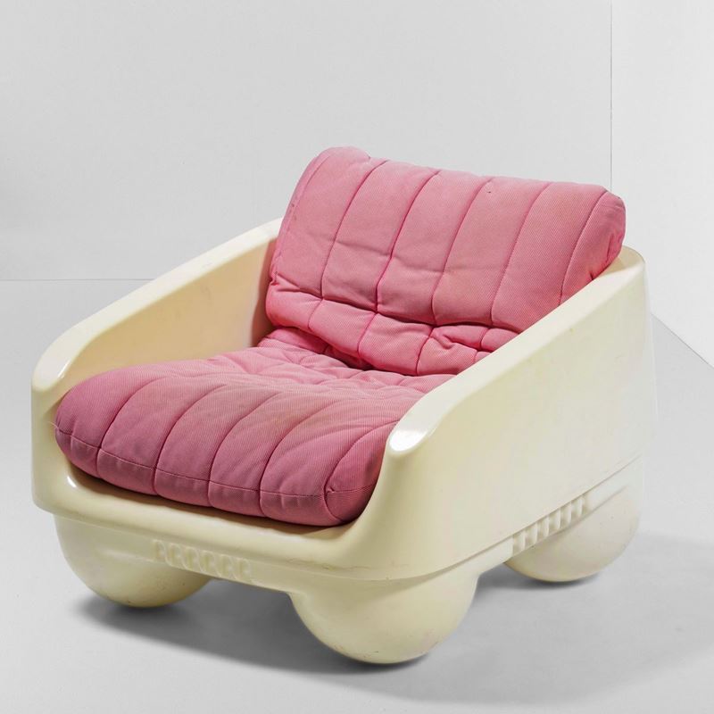 De Pas, D'Urbino, Lomazzi : Poltrona mod. Shaula  - Auction Design - Cambi Casa d'Aste