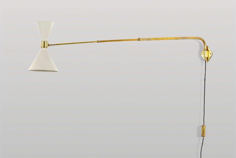 Lampada a parete  telescopica  - Auction Design - Cambi Casa d'Aste
