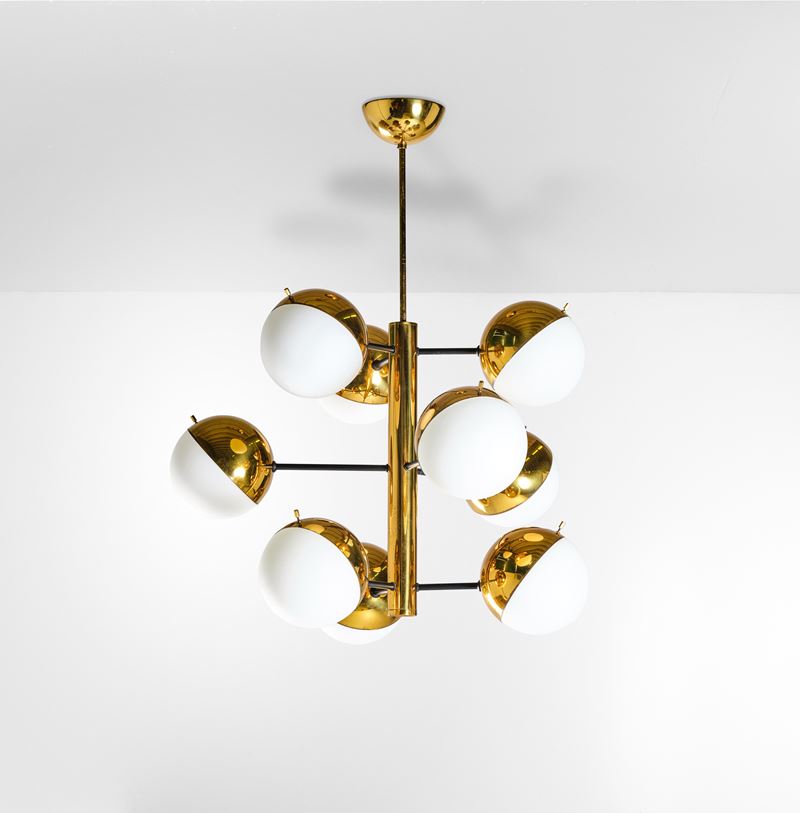 Stilnovo : Lampada a sospensione mod. 1129  - Auction Design Properties - Cambi Casa d'Aste