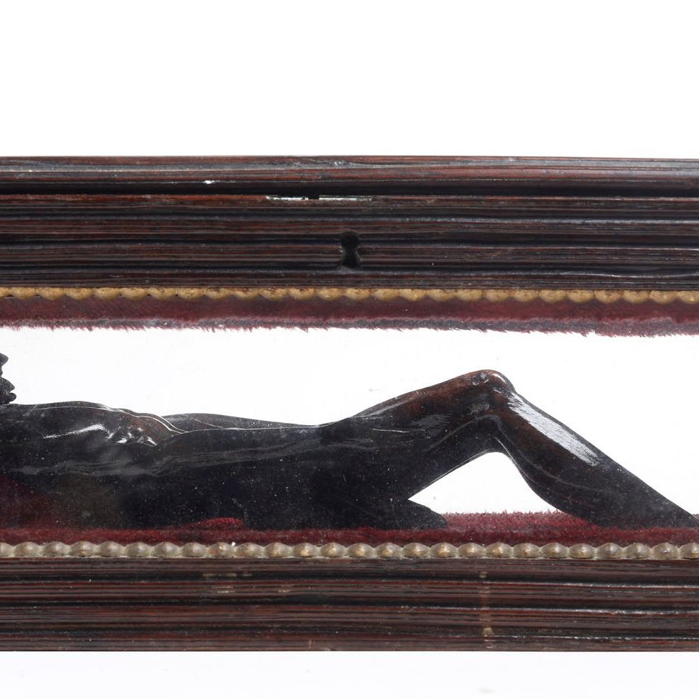 Cristo Deposto in Legno Entro Teca. XVII-XVIII Secolo