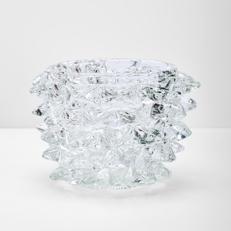 Ercole Barovier : Grande vaso della serie Rostrati  - Auction Design Properties - Cambi Casa d'Aste