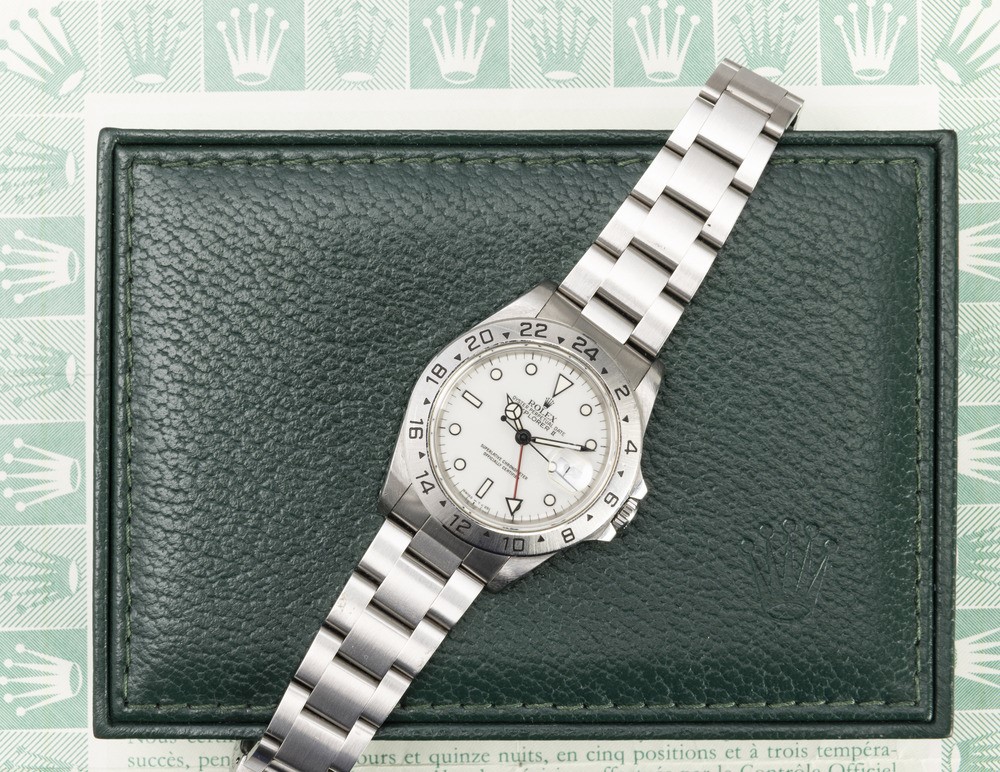 Rolex - Explorer II Ref 16570, Sportivo Automatico Datario, Indicazione delle 24h sulla Ghiera in...