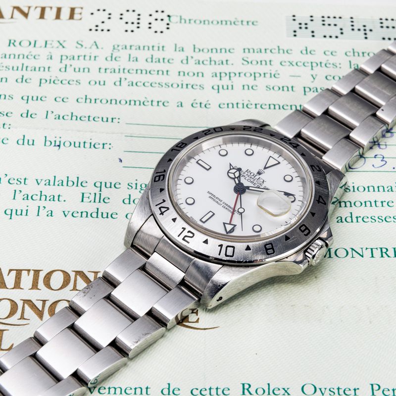Rolex - Explorer II Ref 16570, Sportivo Automatico Datario, Indicazione delle 24h sulla Ghiera in...