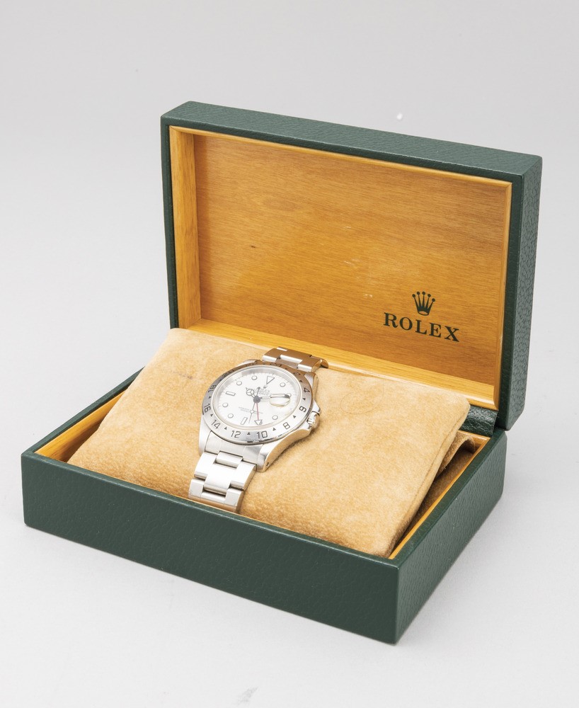 Rolex - Explorer II Ref 16570, Sportivo Automatico Datario, Indicazione delle 24h sulla Ghiera in...
