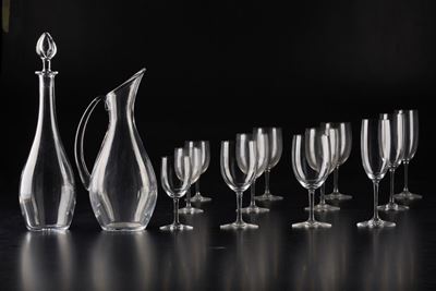 Servizio di Calici “perfection”francia, Manifattura Baccarat, Seconda Metà del XX Secolo