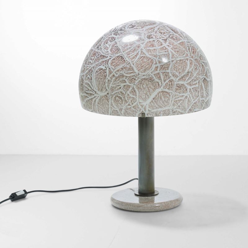 Ludovico Diaz De Santillana : Lampada da tavolo della serie Alabastro  - Auction Design - Cambi Casa d'Aste