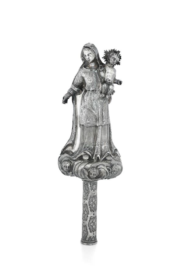 A Madonna with child sculpture, Italy, 1700s