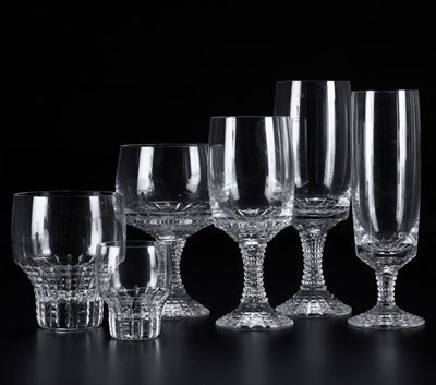 Servizio di Bicchieri Germania, Manifattura Rosenthal, Seconda Metà del XX Secolo