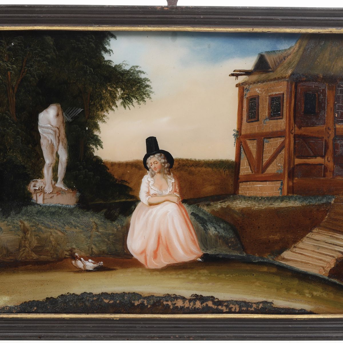 Scuola Veneta del XVIII Secolo Scene Galanti
