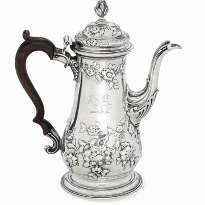 Caffettiera. Londra 1761. Argentiere John Swift (?)