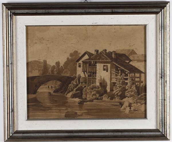 Anonimo del XIX secolo Vedute montane