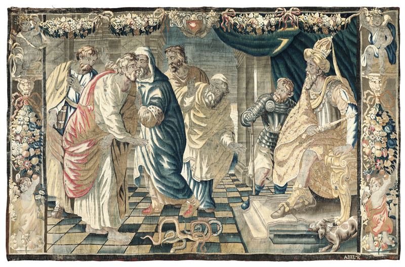 Arazzo Aubusson. Francia XVI secolo  - Auction Antique carpets - Cambi Casa d'Aste