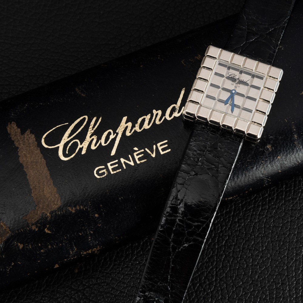 Ice Cube Lady, Orologio Quadrato in Oro Bianco, Icona di Chopard Unico nel Suo Genere e nella Sua...