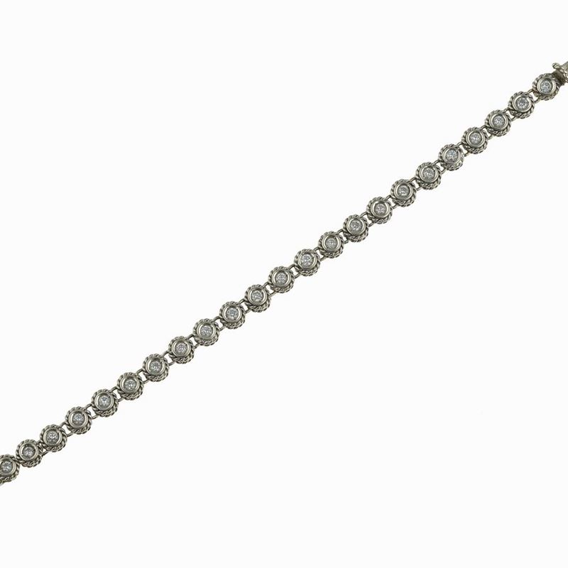Diamonds bracelet  - Auction Jewels - Cambi Casa d'Aste