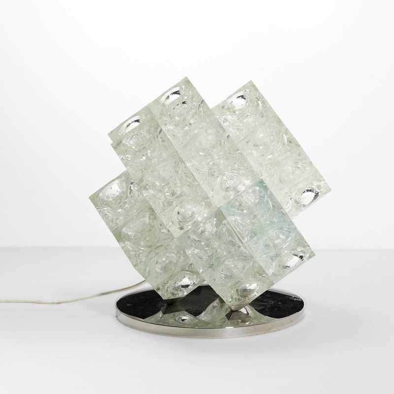 Albano Poli : Lampada da tavolo mod. Eclisse  - Auction Design - Cambi Casa d'Aste