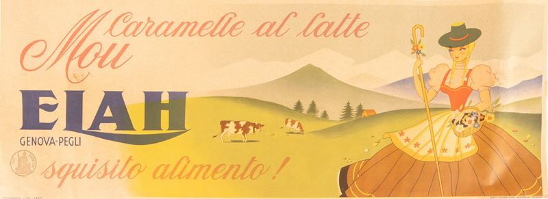 Freeman : Caramelle al latte Mou Elah.  - Auction POP Culture and Vintage Posters - Cambi Casa d'Aste