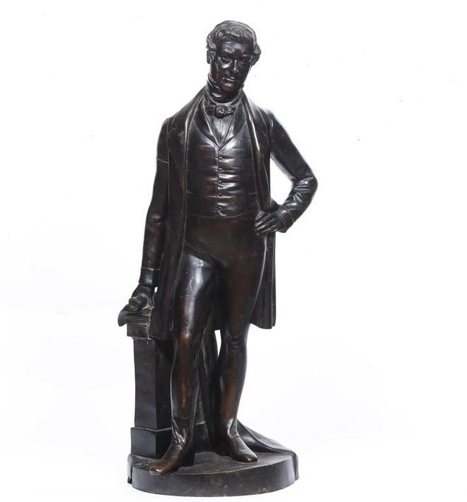 Fonditore del XIX-XX secolo Figura maschile  - Auction 19th-20th century sculpture - Cambi Casa d'Aste