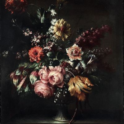 Natura Morta con Vaso di Fiori