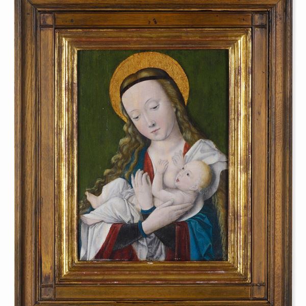 Scuola tedesca del XVI secolo Madonna del Latte
