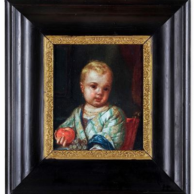 Ritratto di Bambina con Frutta
