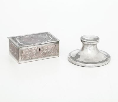 Calamaio e Scatola.calamaio Birmingham 1916scatola Germania XX Secolo Vmf