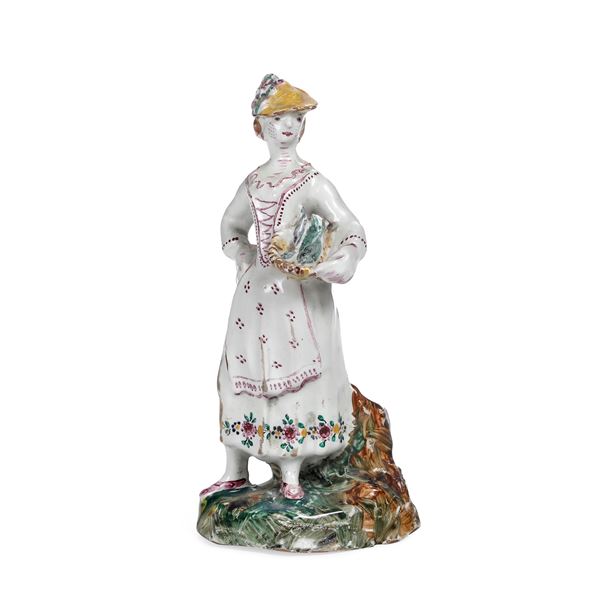 Figurina di pescivendola Savona, 1780-1785 circa