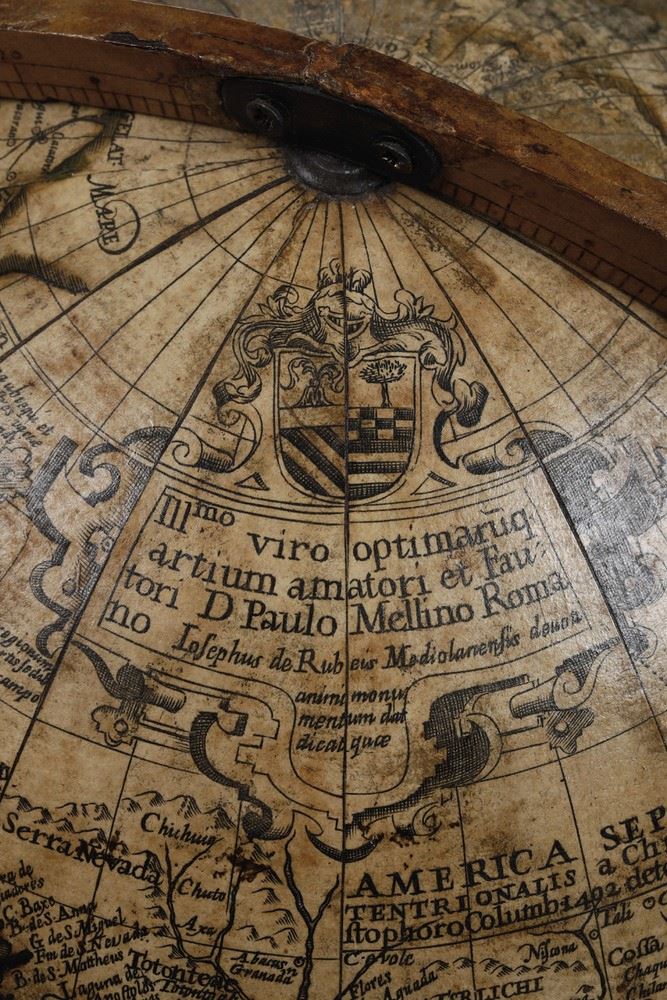 Globe terrestre, de Jodocus Hondius