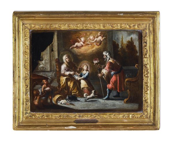 Giovanni Battista Carlone - L'educazione della Vergine