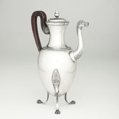 Grande Caffettiera. Genova, Marchio della "torretta" con Datario per L'anno 1825