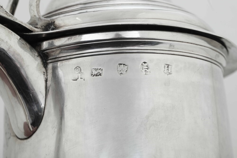 Tankard. Newcastle 1767. Argentiere John Langlands i