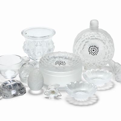 Lotto di Oggetti Lalique e Baccarat