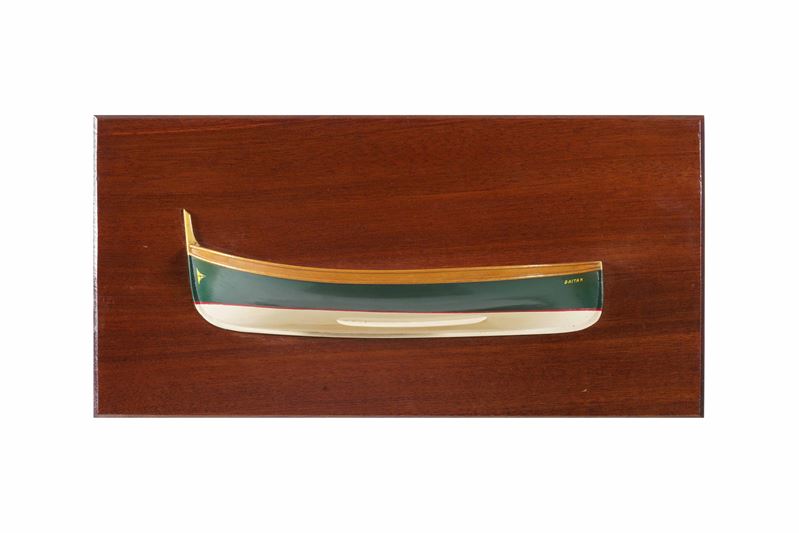 Mezzo scafo in legno del "Gaitan". XX secolo  - Auction Maritime Art - Cambi Casa d'Aste