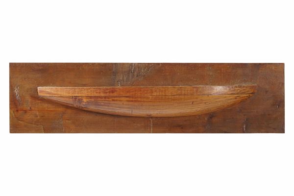 Mezzo scafo in legno. Italia XX secolo