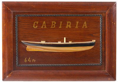 Mezzo Scafo "cabiria". Italia XX Secolo