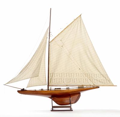 Modello di Yacht Navigante. Italia XX Secolo