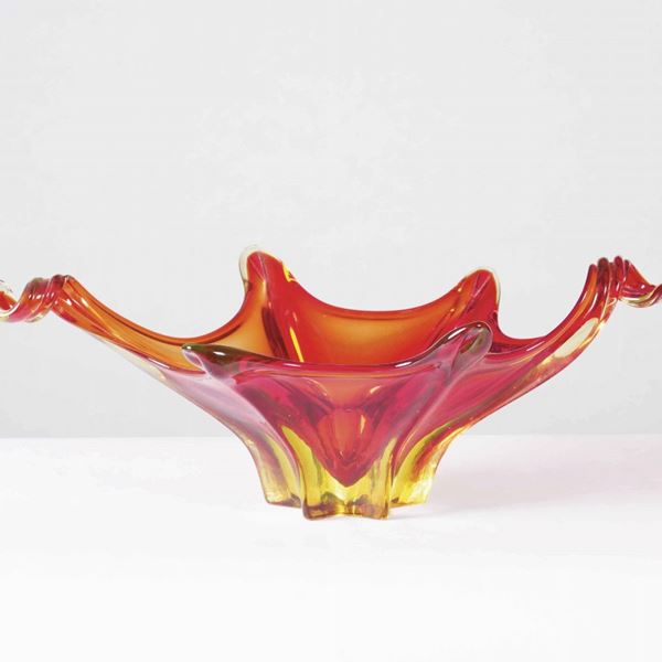 Centrotavola in vetro di Murano