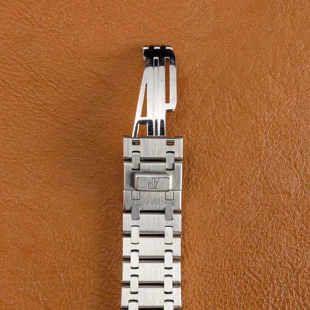 Audemars Piguet - Affascinante e Sportivo Royal Oak Chrono 26300 St in Acciaio con Quadrante Marr...